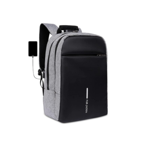FUR JADEN Anti Theft Number Lock Backpack Bag with 15.6 Inch Laptop Compartment, USB Charging Port & Organizer Pocket for Men Women Boys Girls