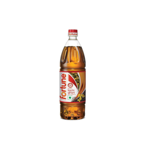 Fortune Premium Kachi Ghani Pure Mustard Oil, 910G PET Bottle (Weight May Vary)